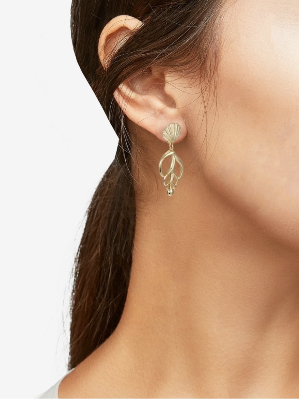 Seashell Drop Earrings